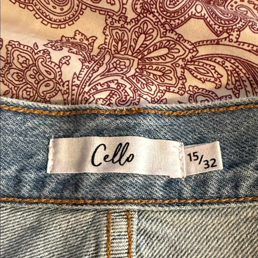 Cello Blue Distressed Denim Shorts - Picture 2 of 4